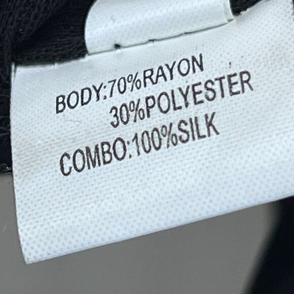 Kay Unger NY Black V-Neck Midi Sheath Sleeveless Cocktail Dress Green Satin Sash - Picture 12 of 12